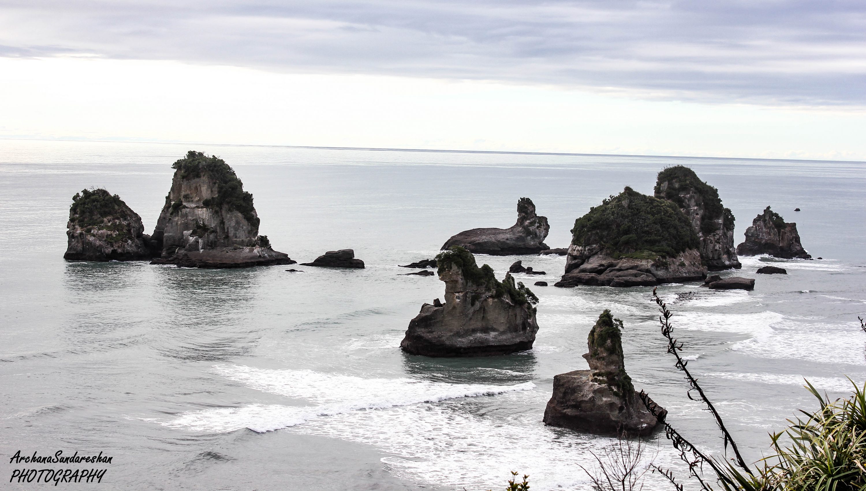 Pacific coastline