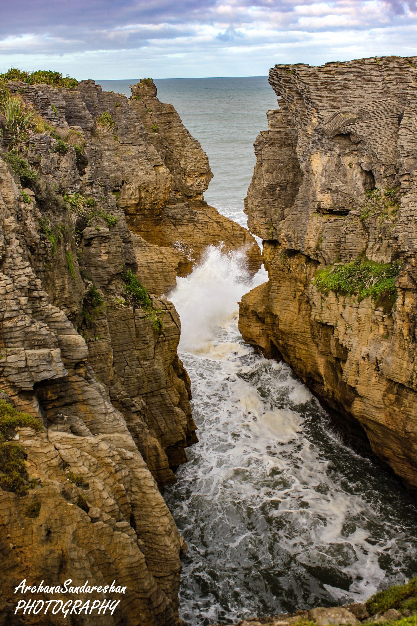 Pancake rocks Punakaiki