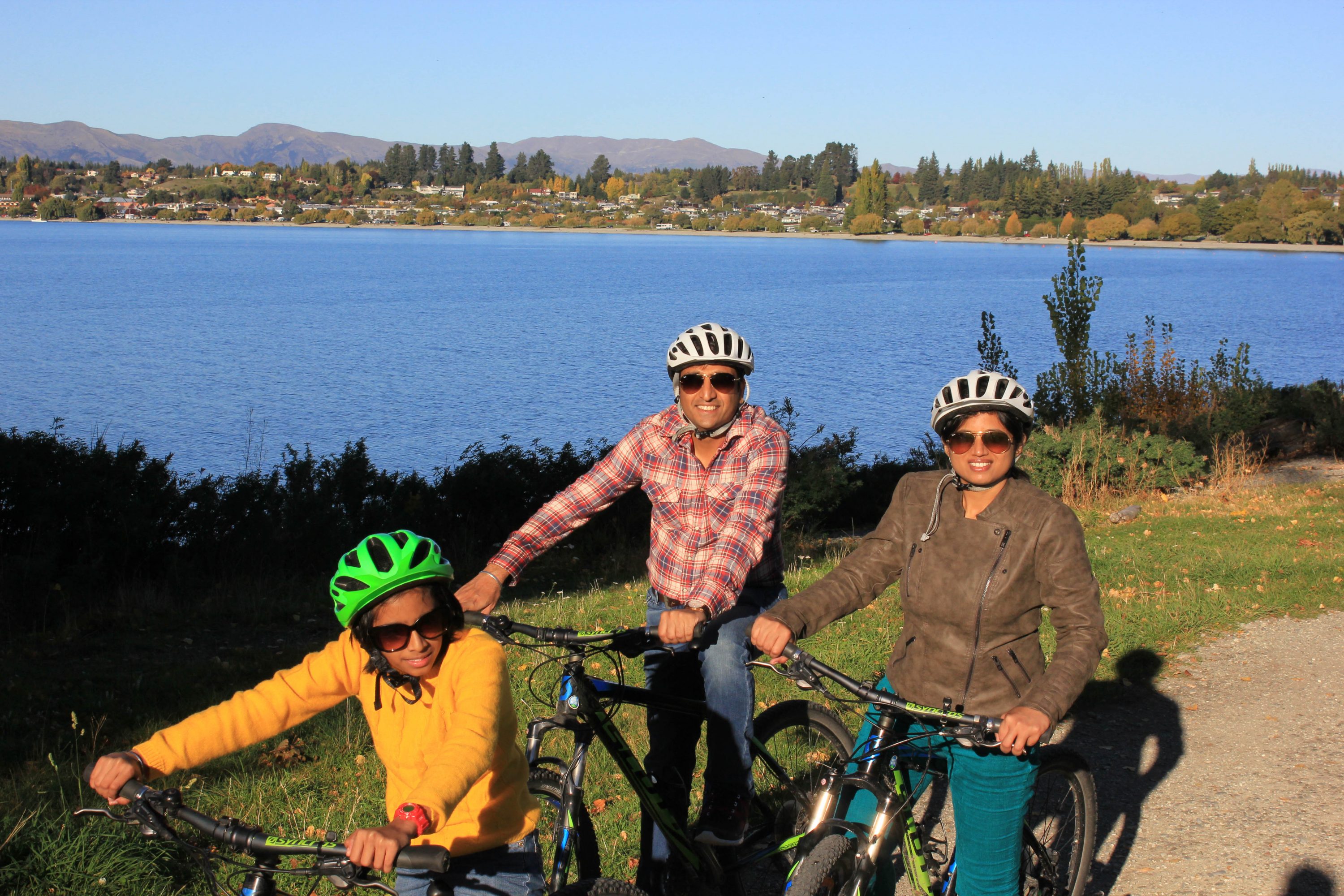 Biking in Trails around Lake Wanaka